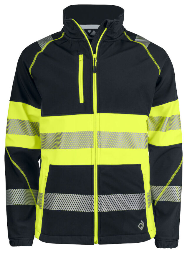 6443 SOFTSHELL-TAKKI EN ISO 20471 LUOKKA 1