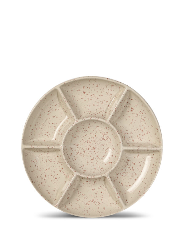 Ditte tarjoilulautanen, beige