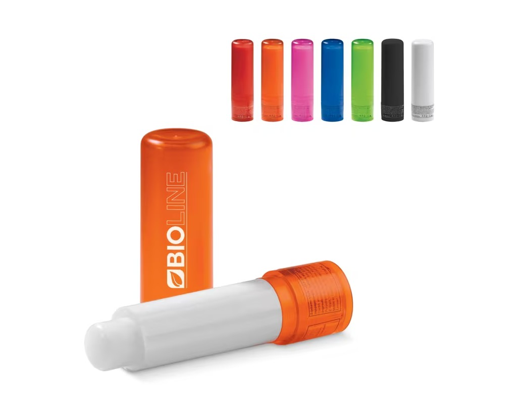 huulirasva omalla logolla