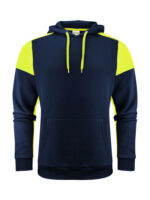 tummansininen-neonkeltainen