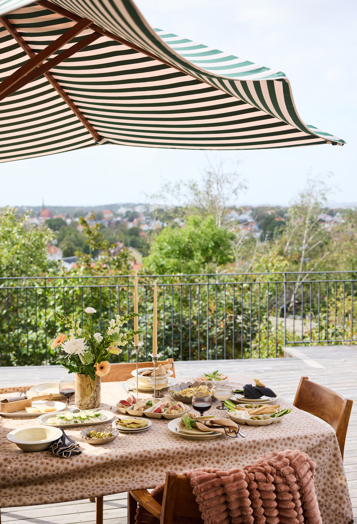 Inka tarjoiluvati, beige - Image 6