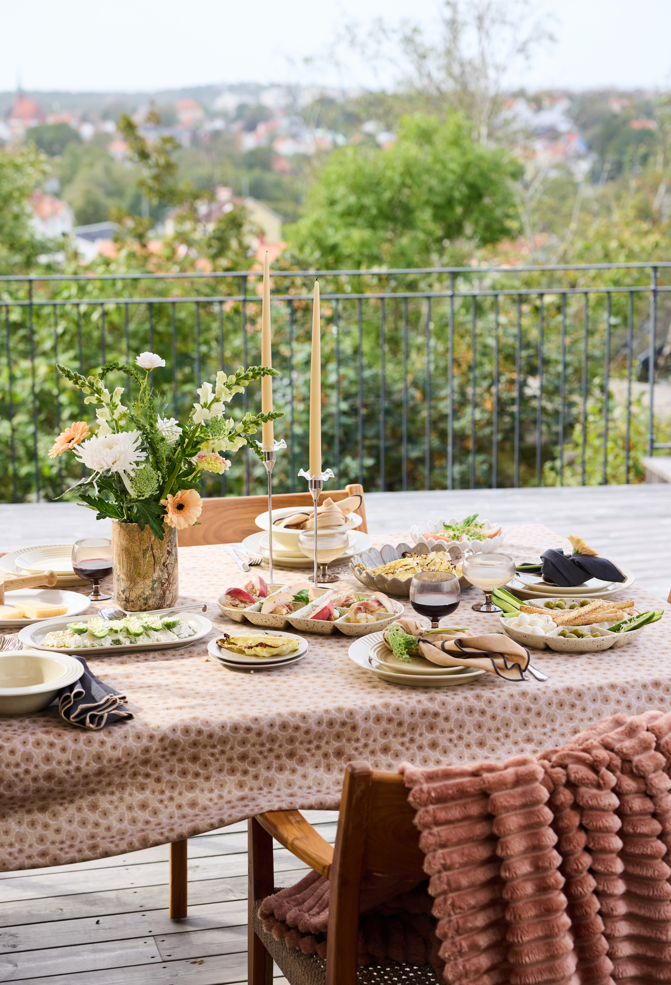 Inka tarjoiluvati, beige - Image 5